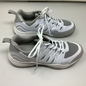 Acacia Pickleball Unisex Shoes White and Grey Style#34-390